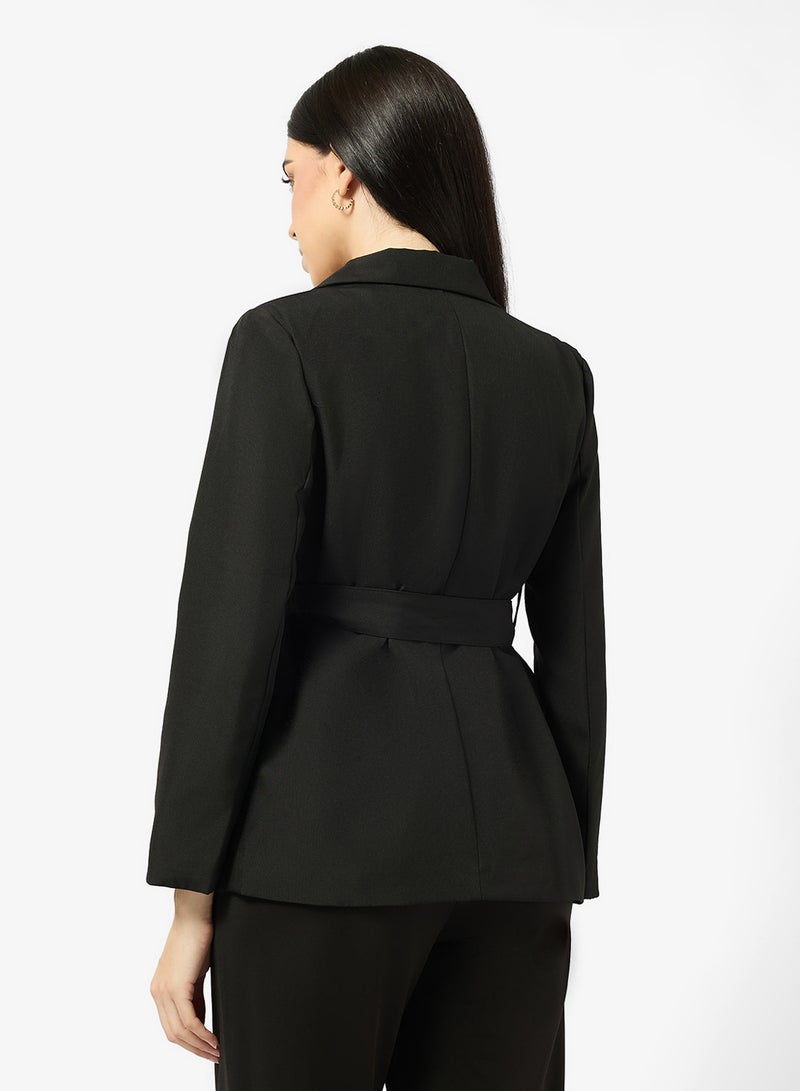 ELLA Self Tie Blazer - Image 2